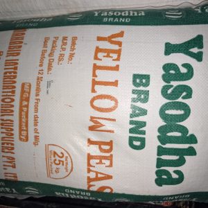 Yasodha brand seto kerau (yellow peas) 25kg