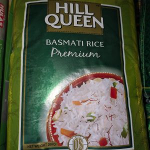 Hill queen premium basmati rice 20kg