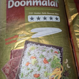 Doonmalai 5star sella basmati rice (pulao chamal) 20 kg
