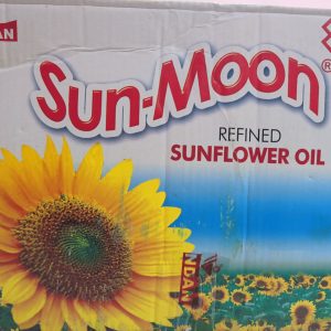 sun moon brand sunflower oil 5ltr*4pcs
